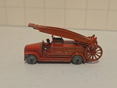 Matchbox Lesney #9-A Dennis Fire Engine - Vintage Toy - Image 1 of 4