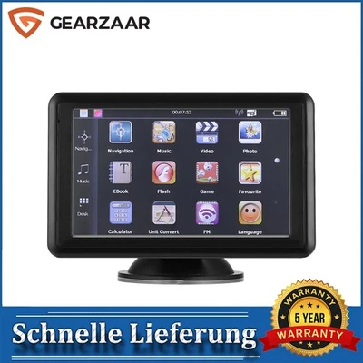 GPS Navi Navigationsgerät 5 Zoll Navigation 8G+128MB GPS-Navigation EU Karten - Bild 1 von 4