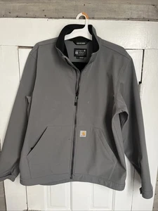 Carhartt Rain Defender Softshelljacke Herren Gr. Large Grau Full Zip Taschen - Bild 1 von 8