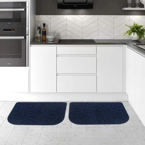 Non Slip Kitchen Rugs, 2 Pack 30"x18" Kitchen Mats Half Round Kitchen Carpet ... - Picture 1 of 7