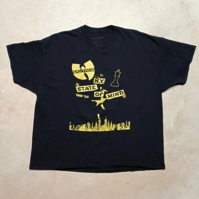 Wu-Tang Clan Size 3XL 2023 NY State Of Mind Official Rap Concert Tour T-Shirt - Image 1 of 4