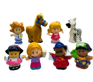 Fisher Price Little People Junge Mädchen Mechaniker Schwimmer Pferd Zebra FP 8er-Set - Bild 1 von 16