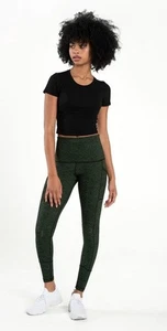 Sweetflexx Resistance Compression Leggings Pockets Gym Train Yoga-14-GREEN-NWT - Picture 1 of 9