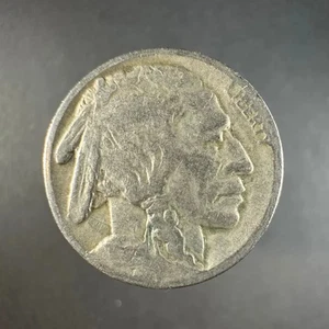 1923 Buffalo Nickel Well-Worn Detail - Picture 1 of 4