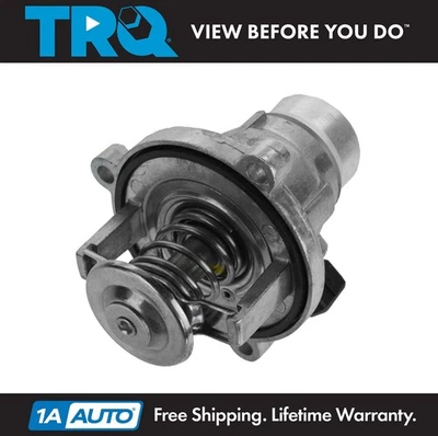 TRQ Thermostat w/ Housing for BMW 545i 550i 650i 745i 750i 760i X5 X6 — 第 1/4 张图片