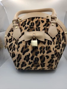 Bolso de Mano Estampado Leopardo Sin Marca Excelente Estado - Imagen 1 de 7