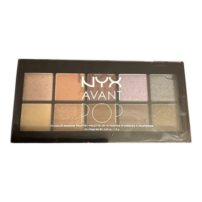 NYX AVANT POP 10 SHADOW PALETTE APSP 03 NOUVEAU CHIC - Image 1 of 2