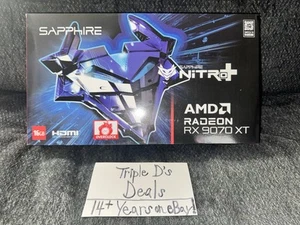 Sapphire NITRO+ AMD Radeon™ RX 9070 XT GAMING OC 16GB - NEW, SEALED, W/ RECEIPT! - Picture 1 of 8
