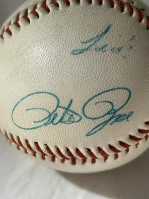 Pete Rose Cincinnati Reds Signed Autographed Official League Baseball - Image 1 of 4