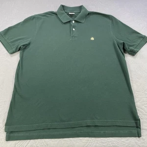 Brooks Brothers Poloshirt Herren Large Grün Original Fit Piqué Baumwolle Logo - Bild 1 von 9