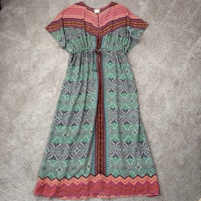 Vestido Anthropologie Vanessa Virginia Kaftan Mujer M Maxi Encubrimiento Playa Sin Forro Foto 1 de 4