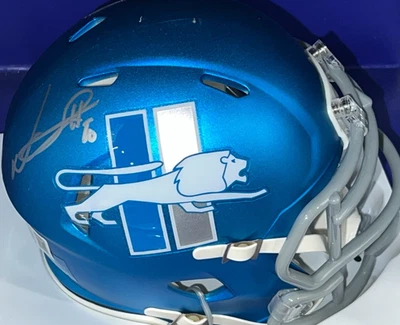 NDAMUKONG SUH DETROIT LIONS BECKETT AUTENTICADO FIRMADO MINI CASCO ALTERNATIVO Foto 1 de 2