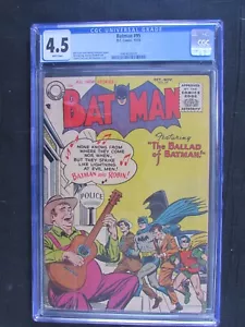 1955 - BATMAN #95 - GOLDEN AGE - FEATURING THE " THE BALLAD OF BATMAN" - Picture 1 of 3