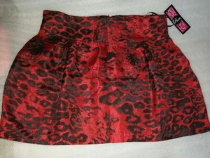 MINI SKIRT by RARE UK14 BNWT Red/Black - Picture 1 of 7