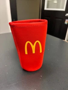BRAND NEW- McDonald's JAVASOK Koozie Large Red Neoprene Cup Sleeve - Picture 1 of 5