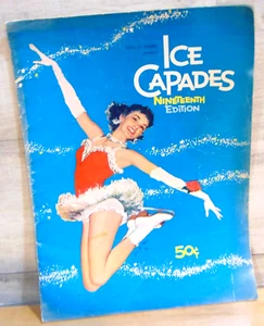 Vintage 1950's Ice Capades Program Skating Walt Disney's Snow White Cover Art - Imagen 1 de 4