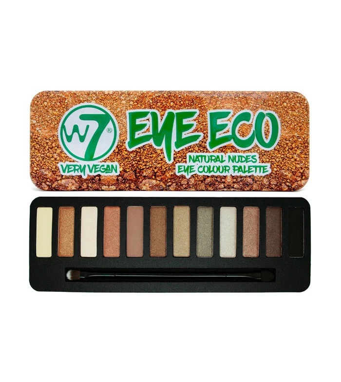 W7 Very Vegan Eye Eco Natural Nudes Eyeshadow Palette - Image 1 of 1