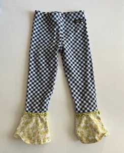 MATILDA JANE ENCHANTED GARDEN INNER ARTIST MIXED-PRINT GINGHAM PANTS 4 - Picture 1 of 7