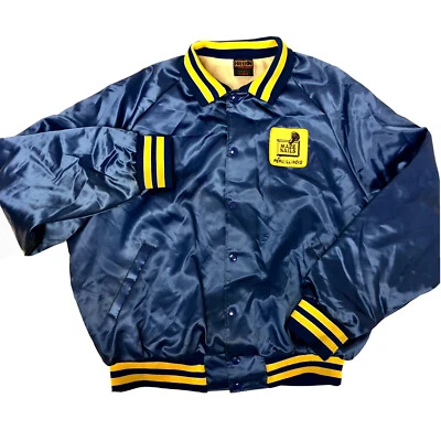 Chaqueta cortavientos vintage años 70 80 Hilton brillante satinado MAZE NAILS Illinoise RINGER XL Foto 1 de 4