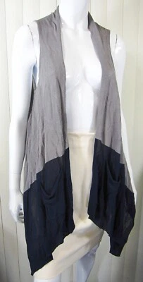 Cárdigan Suéter Chaleco Gris Azul 060 Colección Cecico Nuevo con Etiquetas Talla M Mediano Desplegable Foto 1 de 4