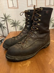 DANNER Rain Forest 8” Brown EH Leather Goretex GTX Work Boots 10600 Mens 12 EE - Picture 1 of 24