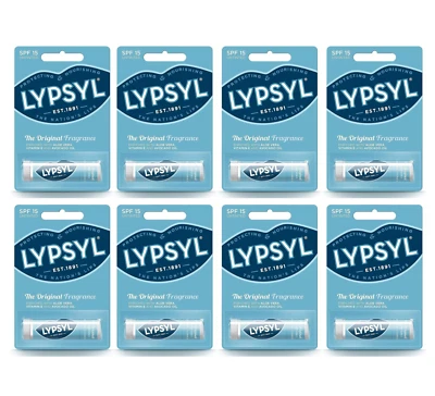 8 x Lypsyl The Original Lip Balm SPF 15 Carded - image 1 of 2