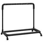 NNEVL Folding Guitar Stand with 5 Sections Black 74x41x66 cm Steel