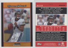 2007 Bowman Chrome Orange Refractor /25 Byron Leftwich #BC220