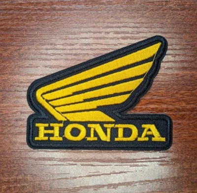 Honda Motors Patch Gold Wing Cars Motorcycles Cars Embroidered Iron On 3.25x2.5" - Image 1 of 3