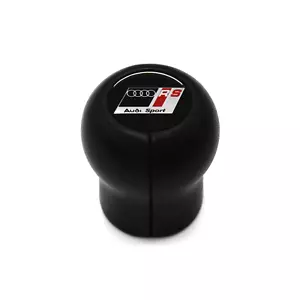 AUDI RS LEATHER GEAR SHIFT KNOB S2 RS2 A6 S6 RS6 C4 C5 A4 S4 RS4 B5 V8 A8 FOX A3 - Picture 1 of 6