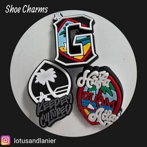 Shoe Charms "Guam" Set of 3 - Picture 1 of 2