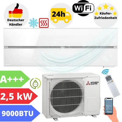 Mitsubishi Klimaanlage MSZ-LN25VG2V 2,5 kW Klimagerät 9000BTU R32 Pearl White - Bild 1 von 4