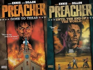 Preacher Volumes 01-02 (Vertigo Comics) Garth Ennis Steve Dillon - Picture 1 of 1