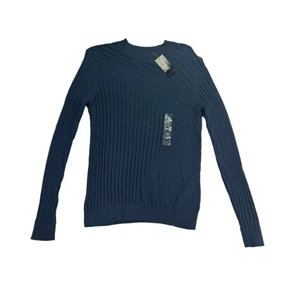 Suéter INC Para Hombres Tucker Tejido Cuello Redondo Azul Marino XS Foto 1 de 4