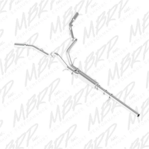 MBRP Fits 14 Chevy/GMC 1500 Silverado/Sierra 4.3L V6/5.3L V8 Dual Split Side - Picture 1 of 10