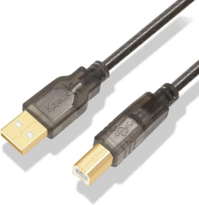 Printer USB Cable 20 Feet USB 2.0 Type a Male to B Male Cord for HP, Canon, Epso - Picture 1 of 12