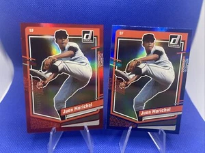 Juan Marichal 2023 Donruss 6 Karten Lot rot/2023 + blau + Cooperstown Pink + Dominators - Bild 1 von 6