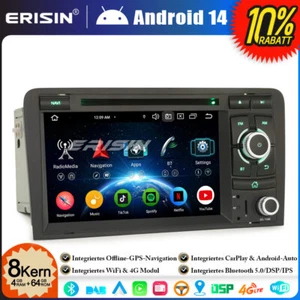 8-Kern 64GB Android 14 GPS Autoradio DVD für AUDI A3 S3 RS3 RNSE-PU DAB+ CarPlay - Bild 1 von 24