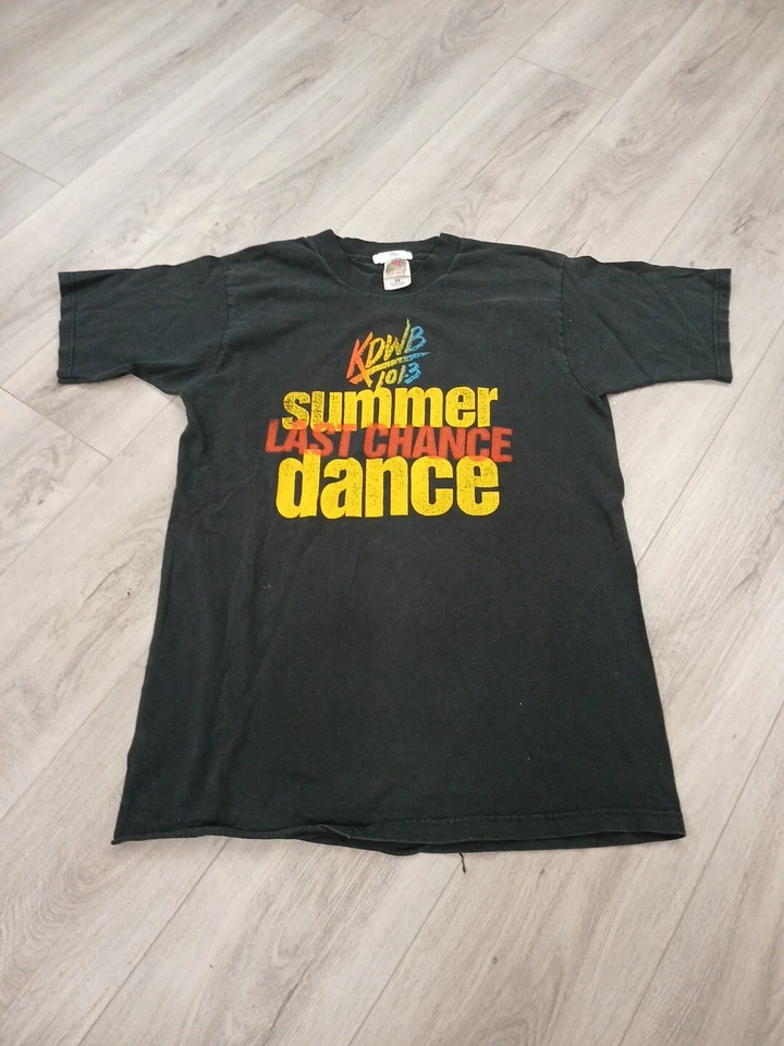 Camisa de baile de verano vintage 1998 KDWB 101.3 Last Chance concierto para niños de la calle Foto 1 de 4