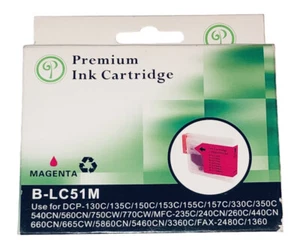 Cartucho de tinta magenta Green Project B-LC51M NUEVO ver fotos de compatibilidad - Imagen 1 de 4