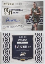 2015-16 Panini Excalibur Monumental Marks /199 Dante Exum #MM-DEX Auto