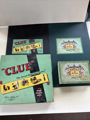 Juego de dos juegos de mesa vintage: camelote y pista Foto 1 de 4