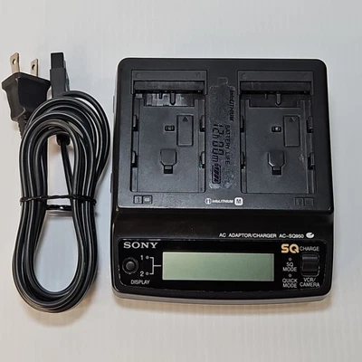 Adaptador AC/DC Sony serie M y cargador de batería doble Foto 1 de 4