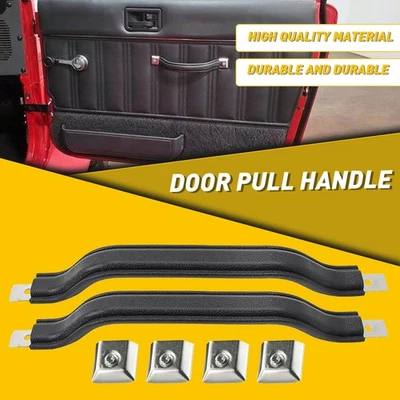 Tirador de puerta interior delantera izquierda y derecha Jeep Wrangler YJ 1987-1995 2 piezas Foto 1 de 4