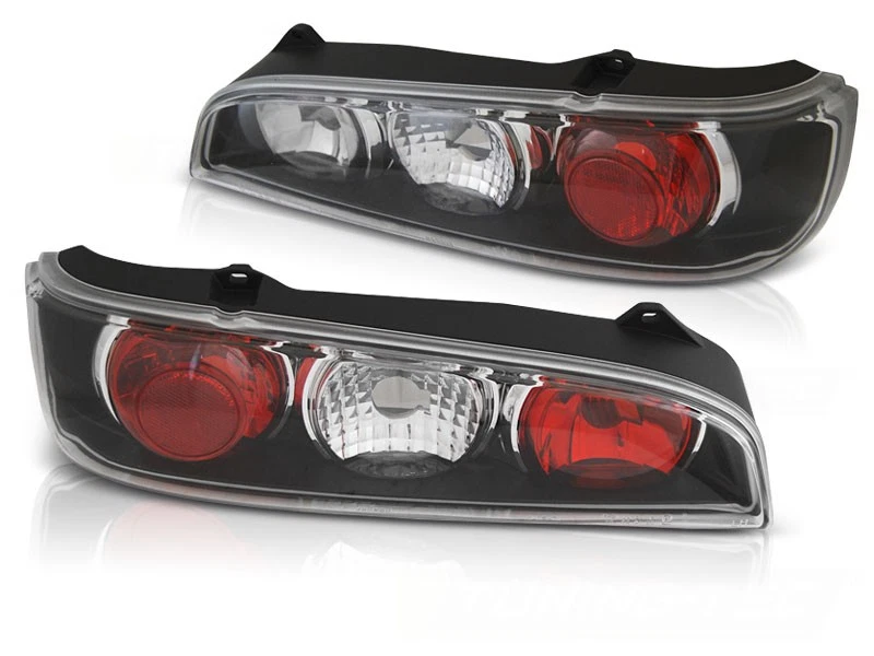 Kit fanali posteriori alogeni neri per Fiat Seicento 600 1998-2010 - Immagine 1 di 1