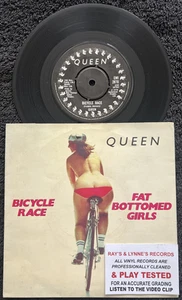 Queen – Bicycle Race / Fat Bottomed Girls 7'' Vinyl 1978 CLEANED/TESTED EX VIDEO - Picture 1 of 8