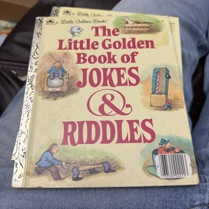 The Little Golden Book Of Jokes & Riddles #211-55 - Foto 1 di 7