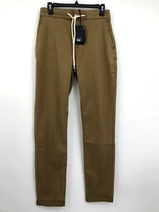 Paige Herren Brushed Twill Fraser Kordelzug Hose Vintage Dried Tobacco Gr. 32 NEU - Bild 1 von 6
