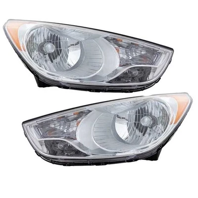 For 10-13 Tucson Front Headlight Headlamp Halogen Head Light w/Bulb 2Pc SET PAIR Foto 1 de 4