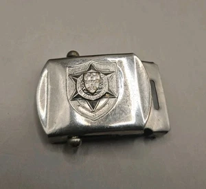 Seguranca Portugal Polizei Gürtelschnalle POLICIA DE SEGURANCA PUBLICA - Bild 1 von 6